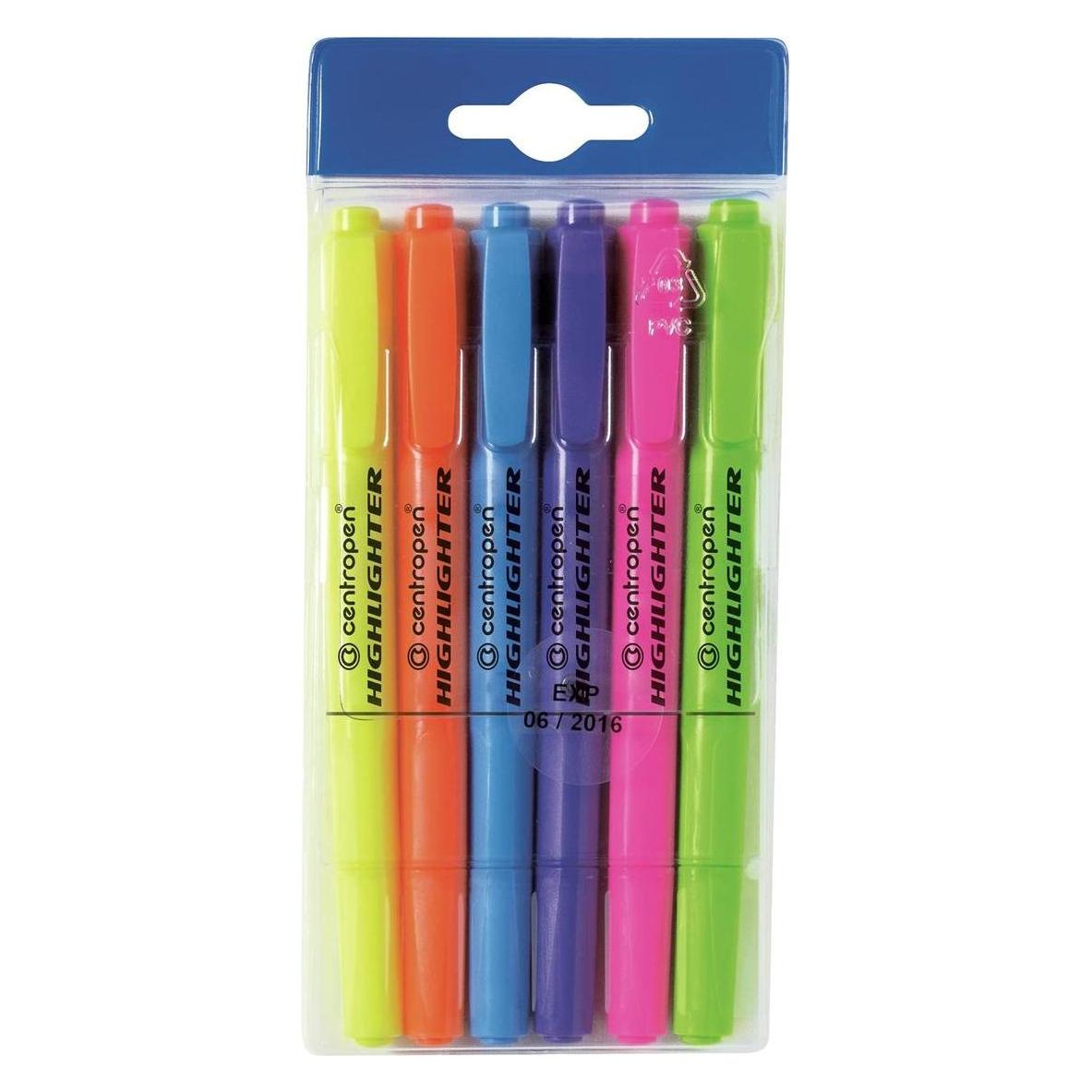 Centropen Zvýrazňovač 8722 Fax ERGO / 6 (6x) (56517457)