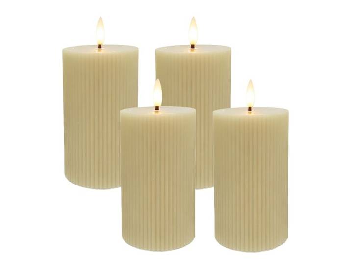 Relaxdays LED-kaarsen set van 4