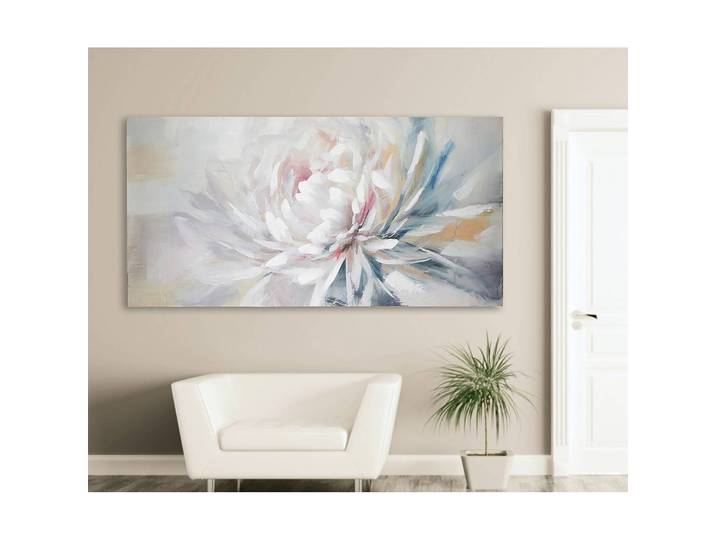 Impression sur toile Magnolia Lin Multicolore 140 x 70 x 3cm