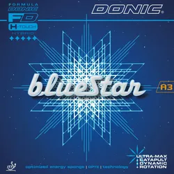 Donic Belag Bluestar A3 schwarz 2,0 - schwarz 2,0