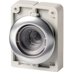 Eaton 188031 Leuchtdrucktaste, RMQ-Titan, flach, rastend, Frontring Edelstahl M30I-FDRL-X