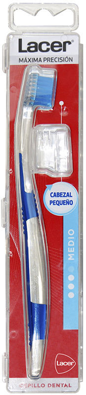 Lacer Cepillo Dental cabezal pequeño medio 1 u