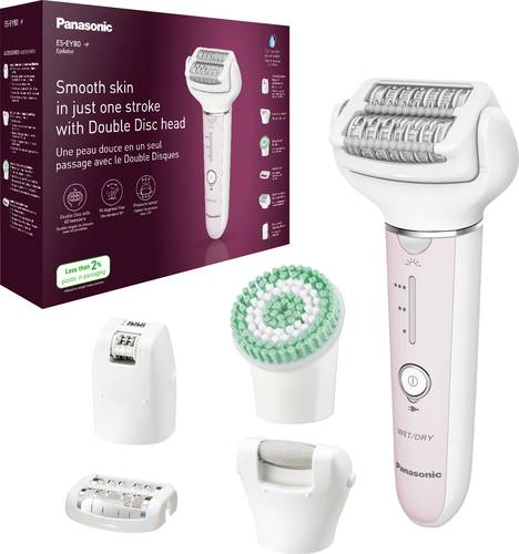 Panasonic ES-EY80 Epilierer Weiß, Rosa