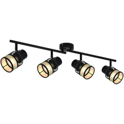 DECKENLEUCHTE Rhythmus 4flammig 36/12/24 cm Deckenlampe