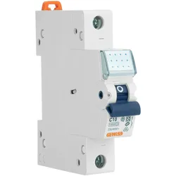 Leitungsschutzschalter MT 100 1P C10 Sicherung LS-schalter 10kA Gewiss GW92606