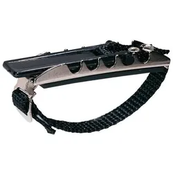 Dunlop Akustikgitarren Kapodaster mit Gürtel, Gitarre Zubehör