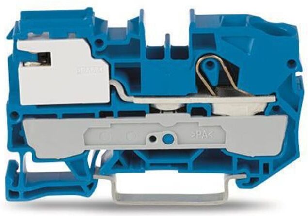 WAGO 1-Leiter-N-Trennklemme 2010-7114 10mm² Push-in CAGE CLAMP blau)