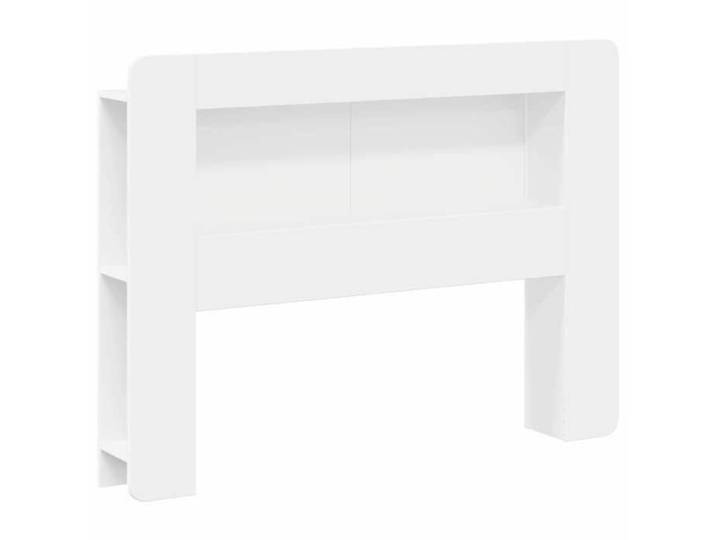 Accessoire de lit - Blanc - Cabinet de Tête de Lit avec stockage Blanc Bois d'ingénierie_5446