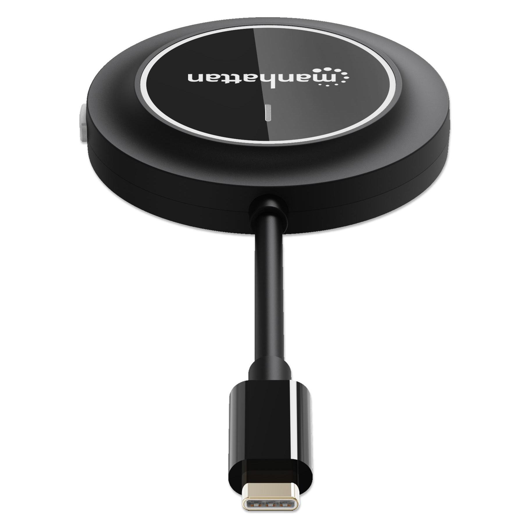 Manhattan 1080p Wireless HDMI-Displayadapter mit USB-C-Sendemodul (30 m, HDCP) (208437)