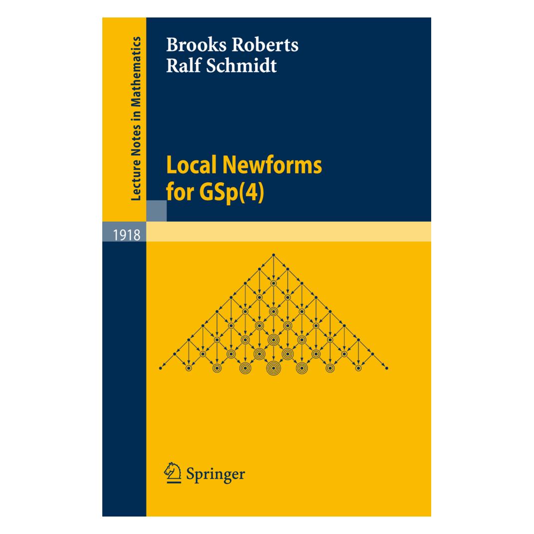 Springer Local Newforms for GSp(4) (Englisch, Softcover, Brooks Roberts, Ralf Schmidt) (55191209)