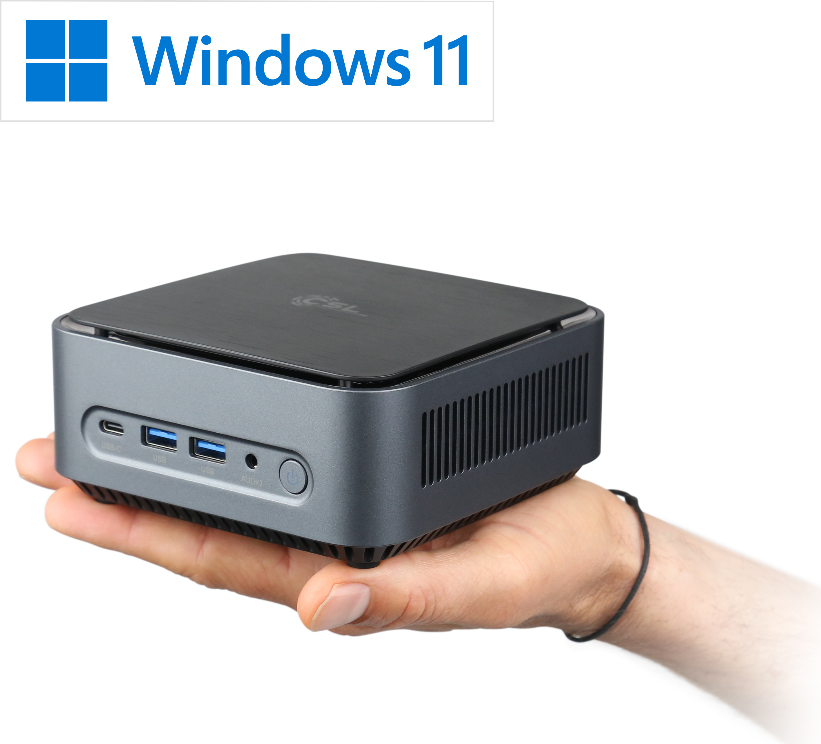 Mini-PC Narrow Box Premium / N 200, 4x 1800 MHz / Intel / 16 Go DDR4 RAM / M.2 SSD 256 GB - Windows 11 S Mode