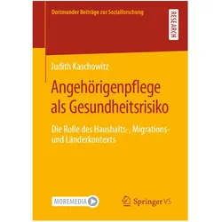 Kaschowitz:Angehörigenpflege als Gesund, Fachbücher von Judith Kaschowitz