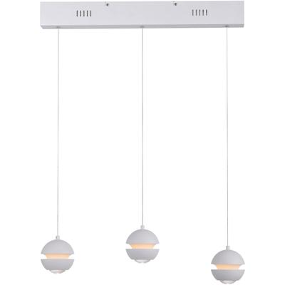 LED Pendelleuchte "LINI", weiß, 3, H: 22cm, 1 Stk., SCHÖNER WOHNEN-KOLLEKTION, Leuchten, SCHÖNER WOHNEN Kollektion, 3-Stufen Dimmer, Comfort-Lift, LED Pendelleuchte