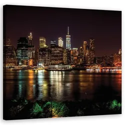 WANDBILD städte und architektur schwarz
