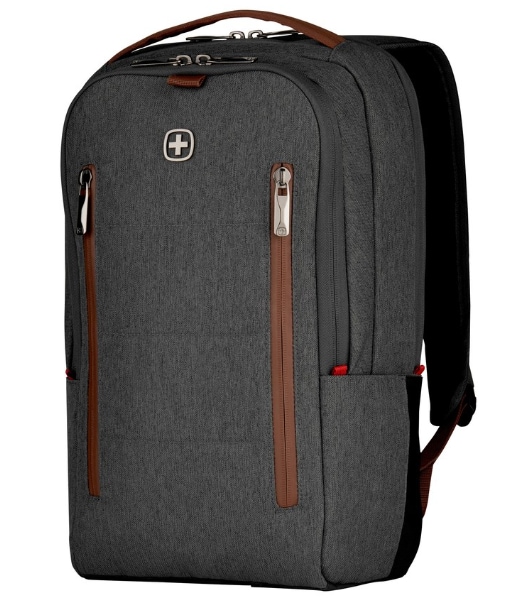 Wenger City Upgrade Notebook Rucksack 14,1"- 15,6" Zoll + Crossbody-Tasche grau 606489