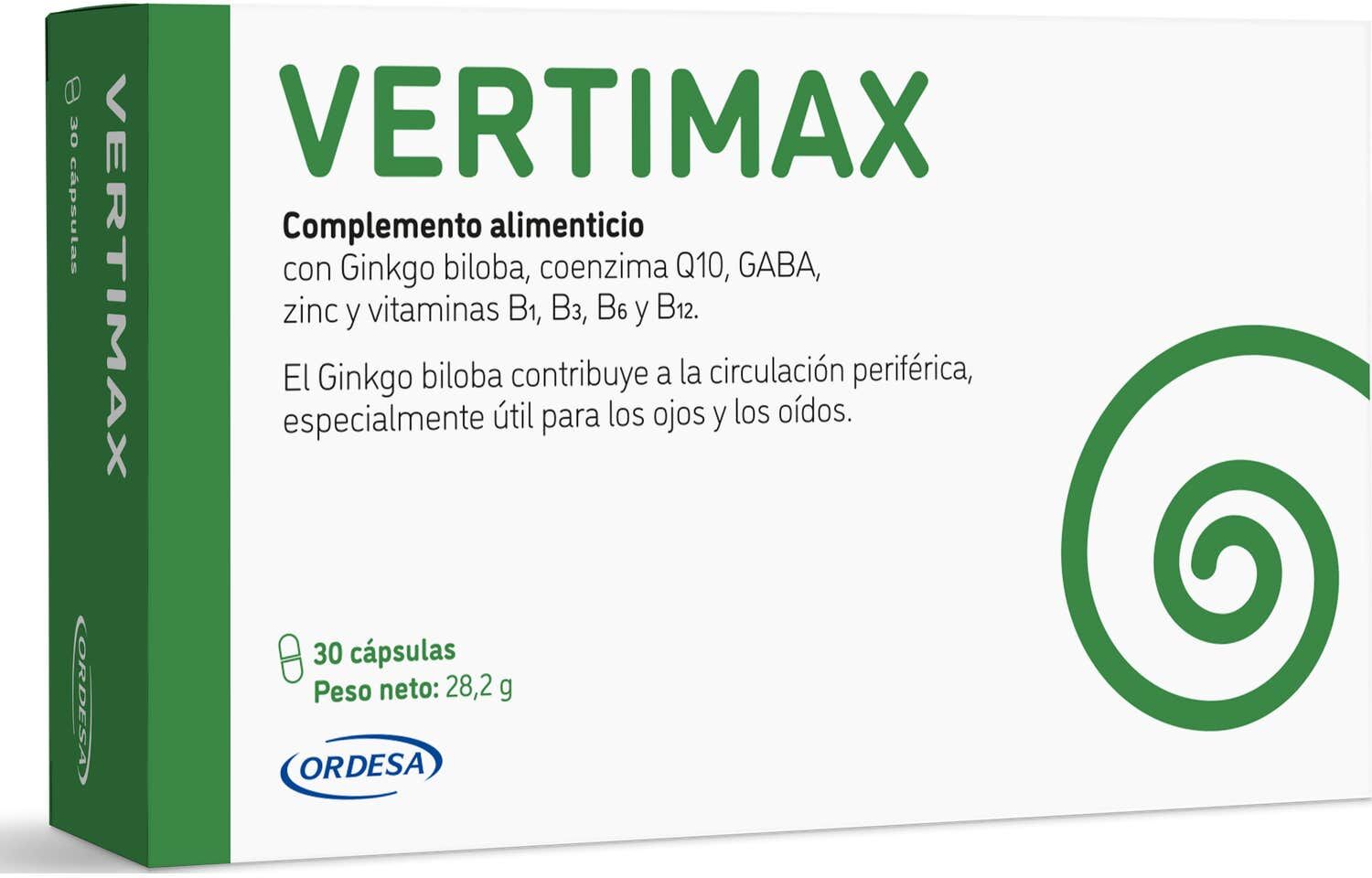 Complementos ORL Vertimax 30caps
