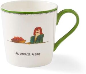 Kit Kemp for Spode Doodles An Apple A Day Mug