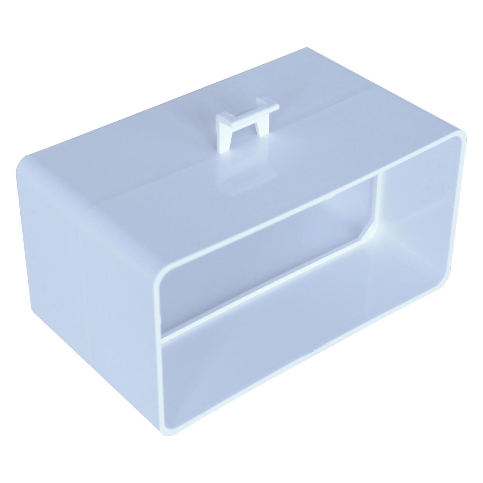 Awenta Rohrverbinder Flacher Luftkanal Flat PVC 60-120 (KP120-21)