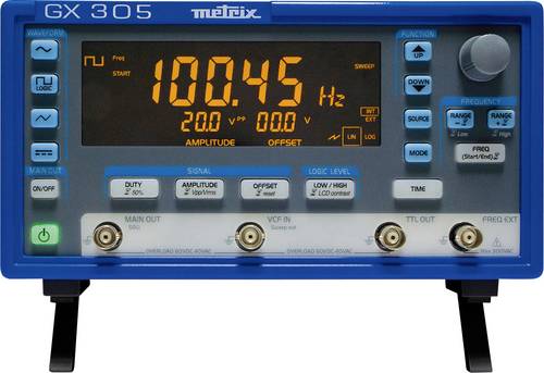 Metrix GX 305 Funktionsgenerator netzbetrieben 0.001Hz - 5MHz Dreieck, Rechteck, Sinus