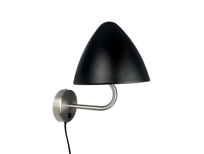 Applique en métal, noir et acier