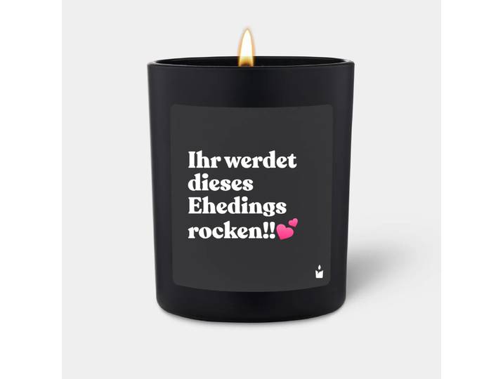 Duftkerze Woody Ihr werdet dieses Ehedings rocken!!