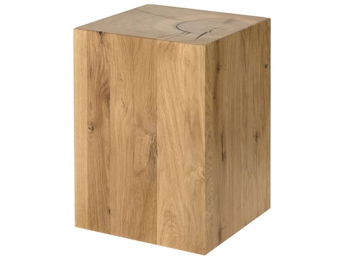 Modular Nachttisch Reto Wildeiche Wildeiche Massivholz B 32 H 46 cm - Nachttisch