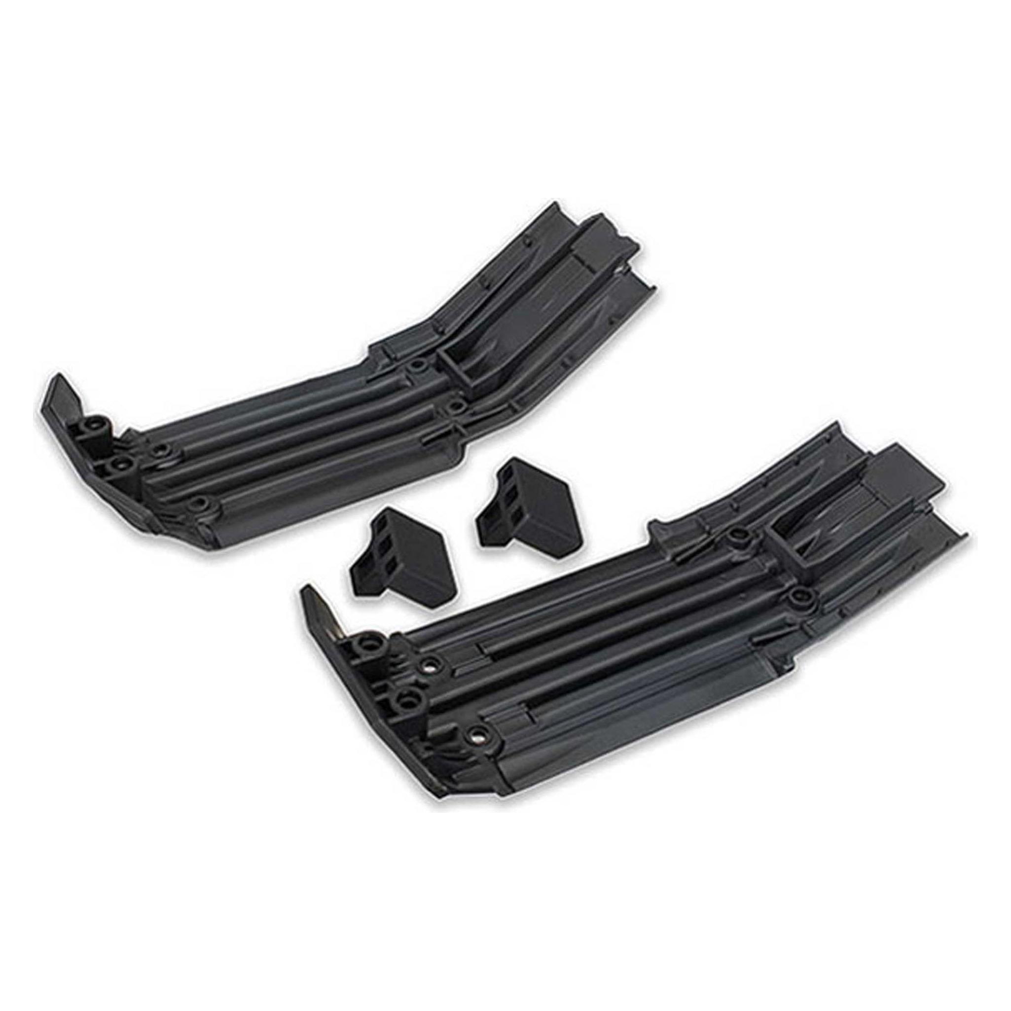 Traxxas Skidplate, vorn 1, hinten 1 Gummi-Aufprall-Dämpfer 2 (TRX7744)