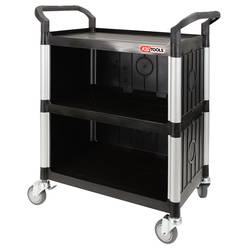 KS Tools 800.0021 Servicewagen Kunststoff Herstellerfarbe: Schwarz-Silber