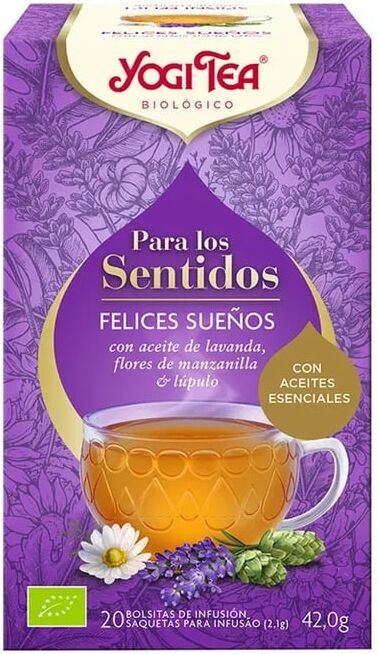 Yogi Tea Para Os Sentidos Sonhos Felizes 20 Infusões
