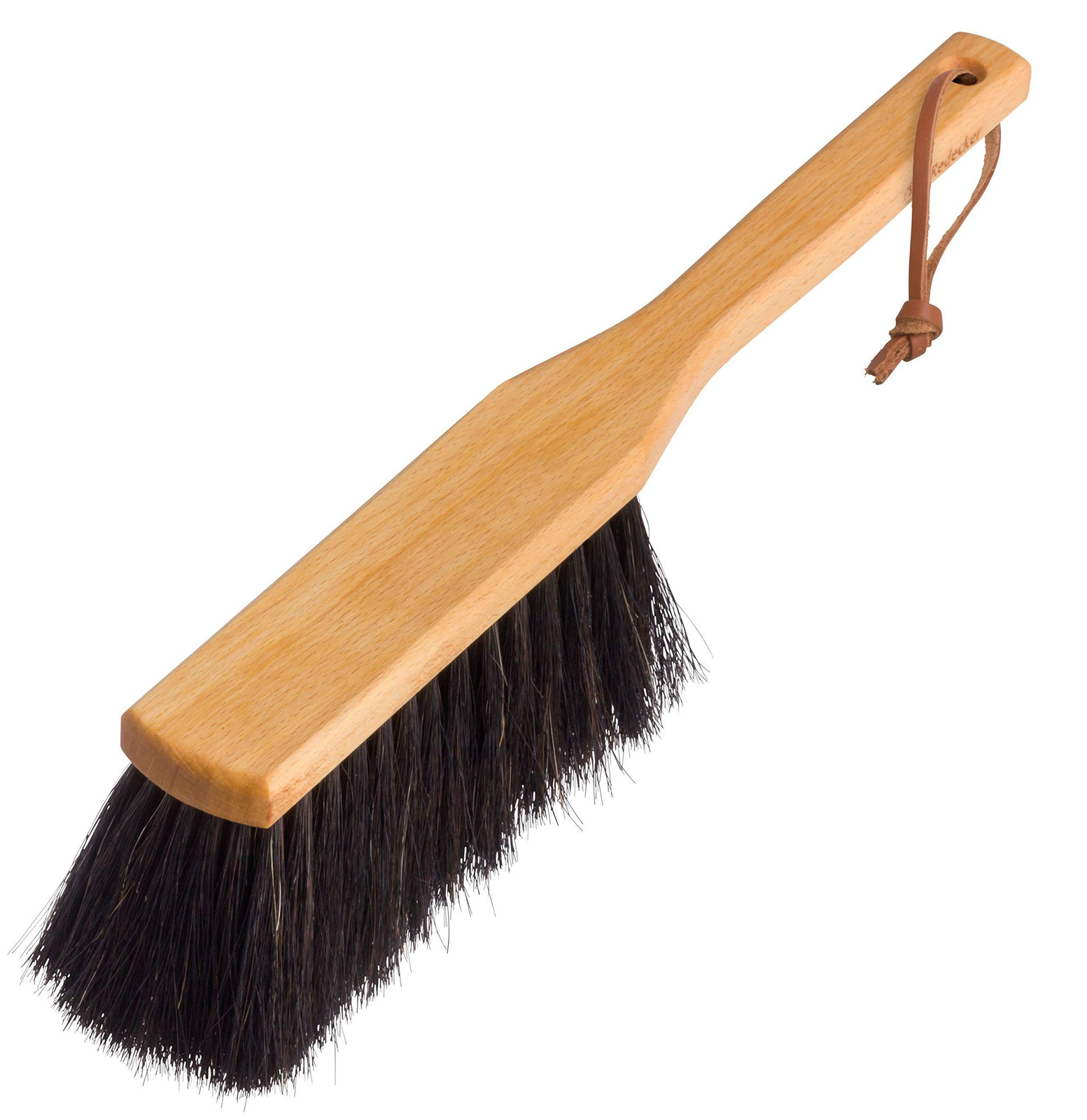 Dripio Handveger Delta van geolied beukenhout met paardenhaar, 34 cm