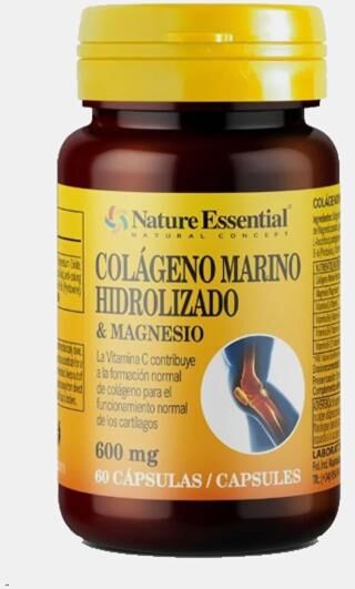 NATURE ESSENTIAL COLAGENIO MARINHO HIDROLISADO & MAGNESIO 60 CAPS