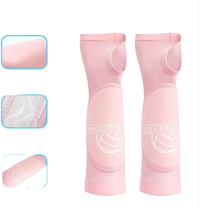 INF Paire de Manchons de Volley-ball - Rembourrage de Protection en Éponge pour une Performance Améliorée Rose