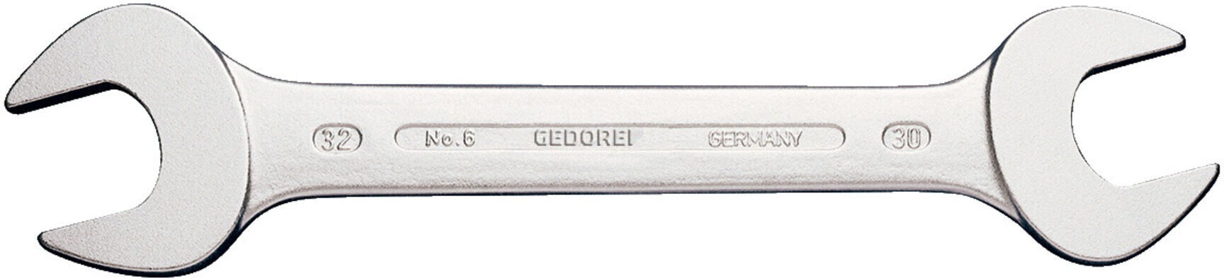 Gedore Doppelmaulschlüssel, SW 5/8 Zoll +3/4 Zoll , zöllig, flach, Schraubenschlüssel, 222 mm lang, 6 5/8x3/4AF (6070960)