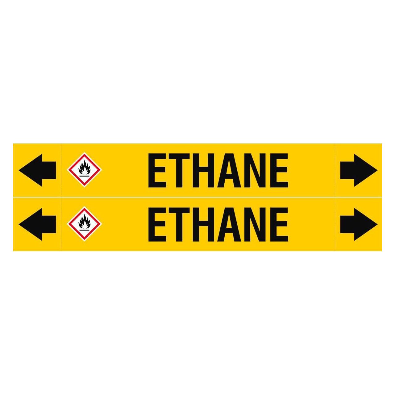 Brady ASME - Rohrmarkierer - Ethane (ASMEPM-50X345MM-ETHANE)
