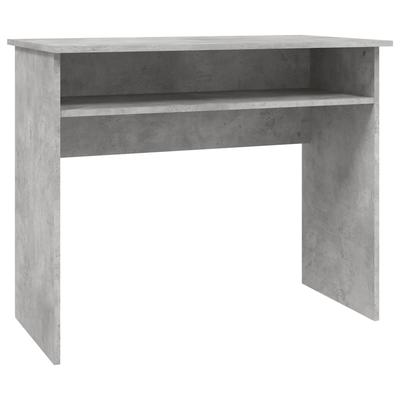 Helloshop26 - Schreibtisch Tisch Arbeitsplatz Computermöbel Arbeitszimmer 90 x 50 x 74 cm Holzwerkstoff grau 02_0023850