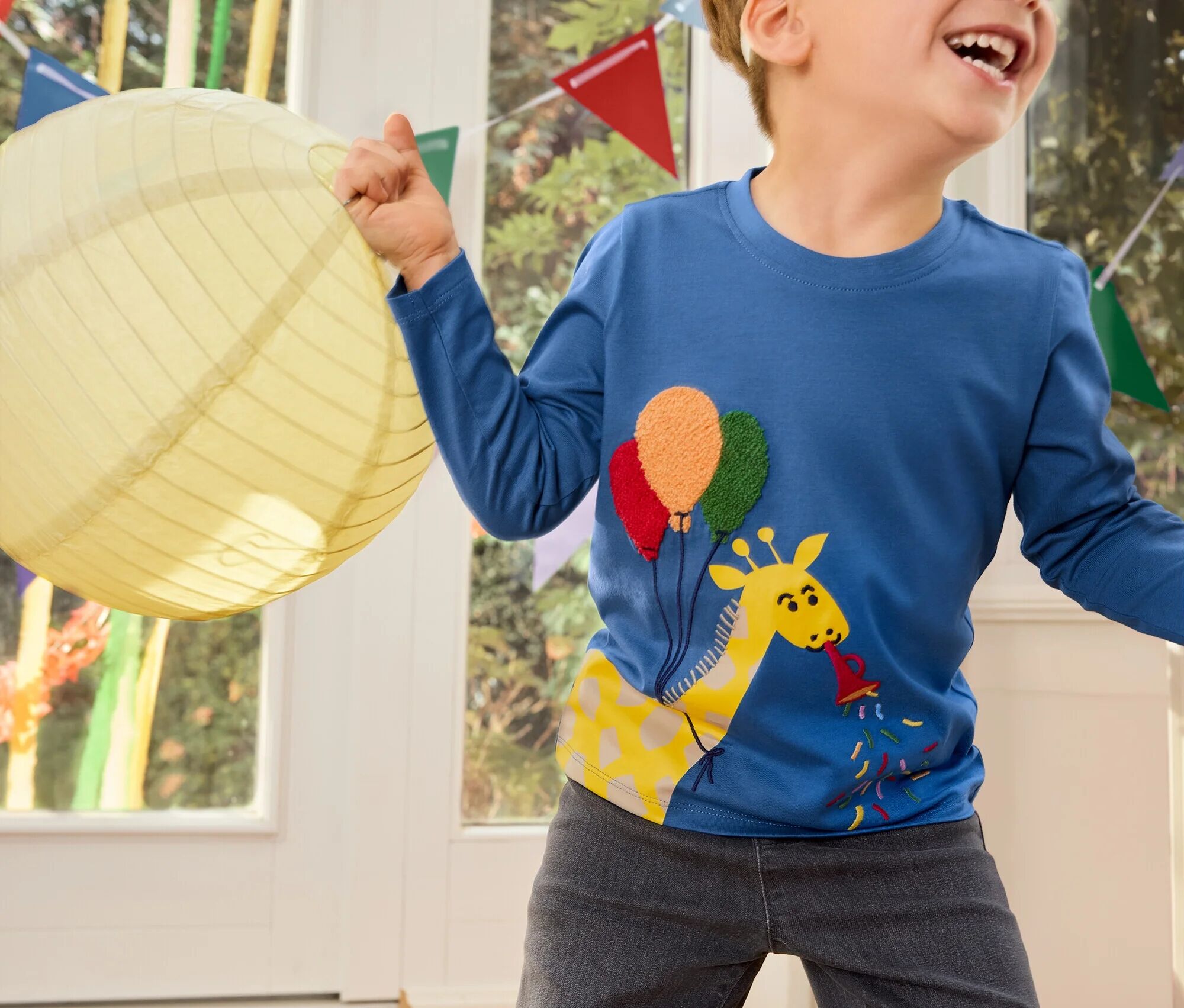 Tchibo - Kinder-Pull-on-Pants – Fit »Luca« - Unisex - Gr. 110/116 - grau