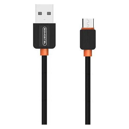 Somostel USB cable USB-A - microUSB 1 m Black (28260) (1 m, USB 2.0) (28260)