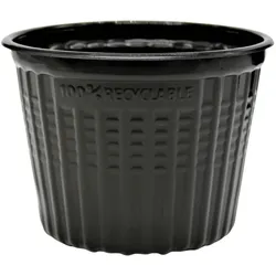 Papstar 20x runde Mehrweg-Suppenbecher 500ml in Schwarz