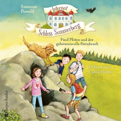 Internat Schloss Sommerberg – Fünf Pfoten und der geheimnisvolle Steinbruch - Susanne Oswald, Audio, 9783365005439