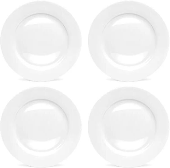 Royal Worcester Serendipity White Set of 4 Dinner Plates