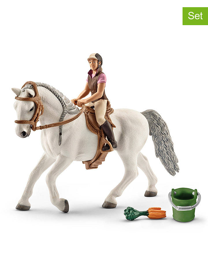 Schleich 6tlg. Set Reiterin mit Lipizzaner - ab 5 Jahren - onesize