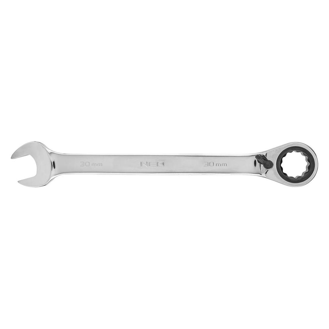 Neo Ringschlüssel (Ratschen-Maulschlüssel mit Schalter 30 mm) (30 mm) (TOP-09-341)