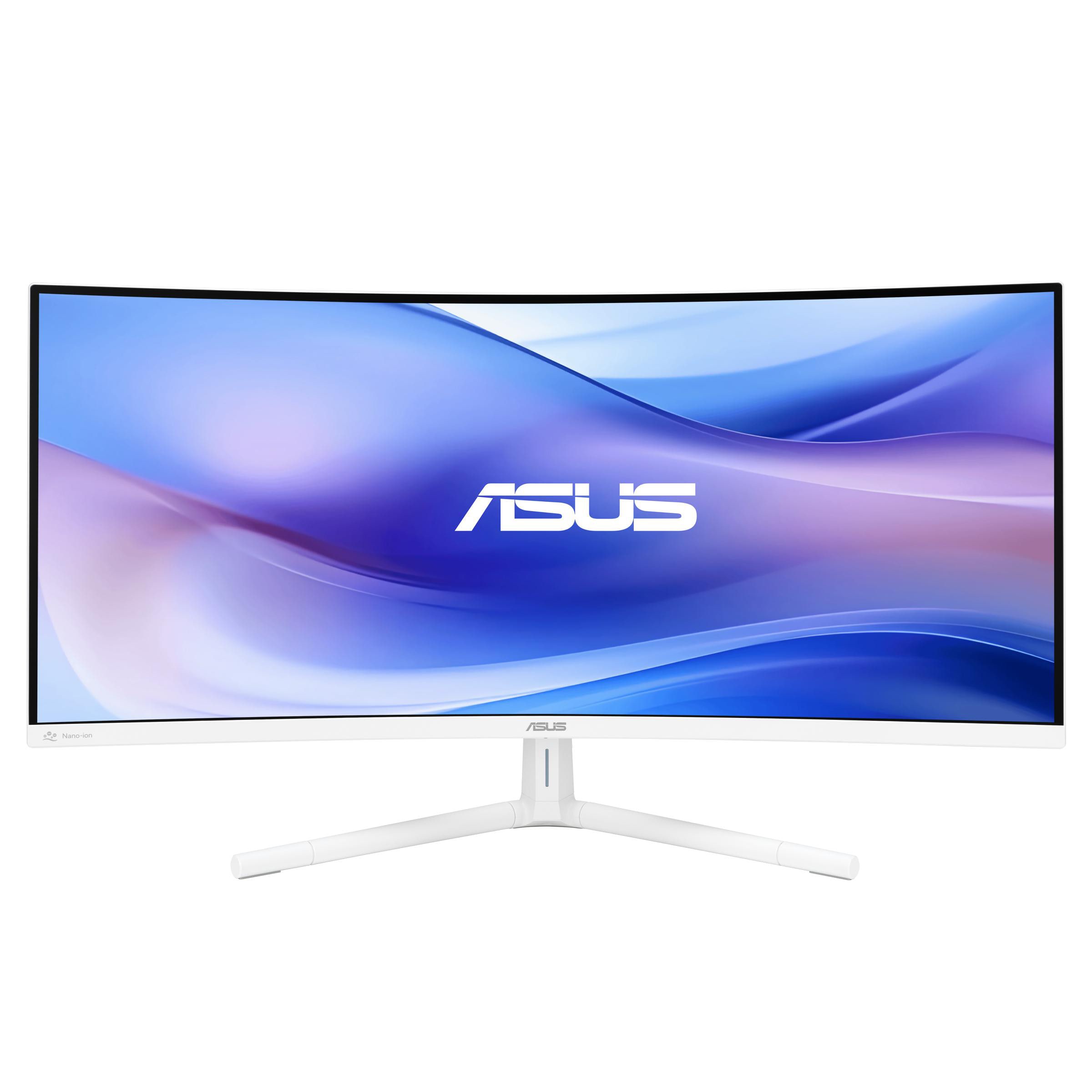 ASUS VU34WCIP-W 34 Zoll UWQHD Curved VA LED 16:9 100 Hz Office Monitor 90LM0AIT-B01M71
