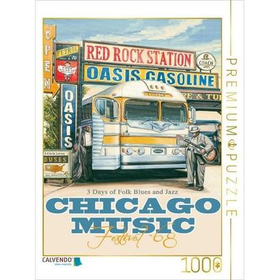 CALVENDO Puzzle Chicago Music Festival `68 | 1000 Teile Lege-Größe 64x48cm Foto-Puzzle für glückliche Stunden