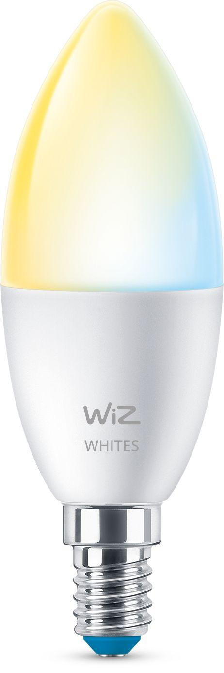 WiZ Witte LED-kaars model C37 met E14 fitting