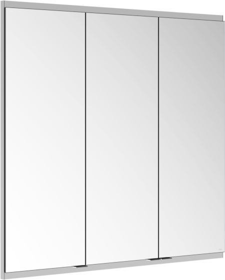 Keuco Royal Modular 2.0 Spiegelschrank 800300101000300 1000 x 900 x 120 mm, 1 Steckdose, 1 Doppel-USB-Ladestelle, Wandeinbau, 3-türig