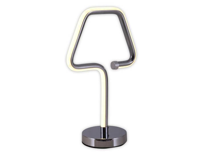 Näve Led-Tischleuchte, Chromfarben, Metall, Kunststoff, 30 cm, Lampen & Leuchten, Innenbeleuchtung, Tischlampen