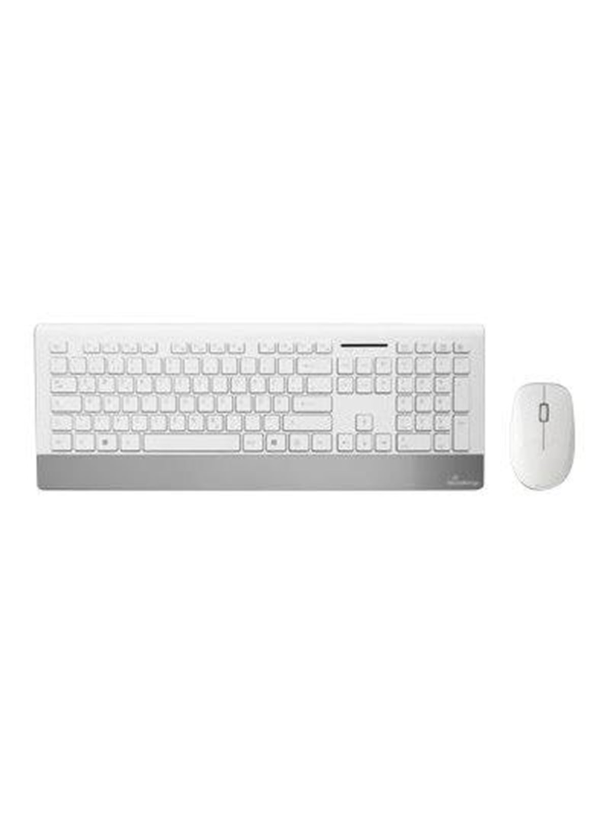 MediaRange MROS106 - Highline Series - keyboard and mouse set - silver white - Tastatur & Maus Set - Weiss