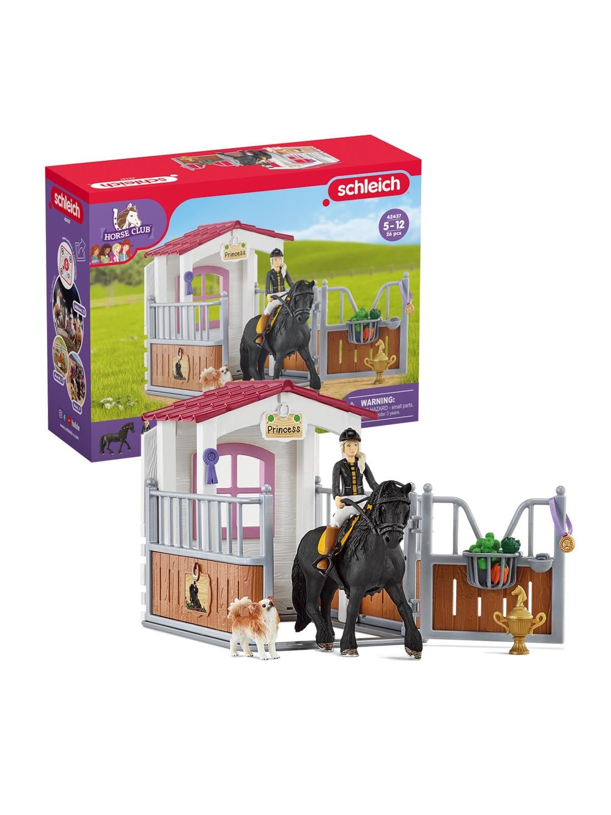 Schleich Pferdebox mit Horse Club Tori & Princess