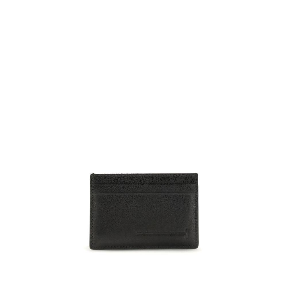 Tom Ford Zwarte Kalfsleren Bos Taurus Portemonnee